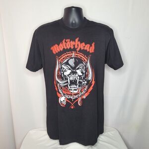 Motorhead Black Lightning Wreath Band Tee Size L